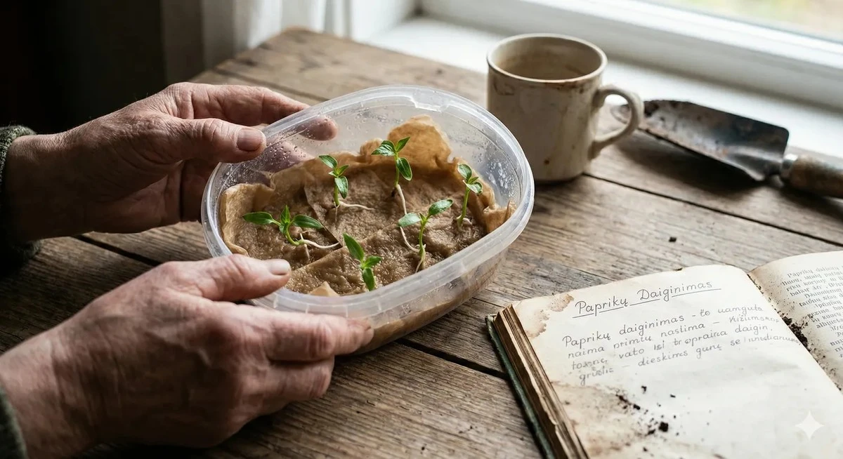 El truco de jardinería secreto que hace que los pimientos germinen en 5 días (mientras esperas 3 semanas)