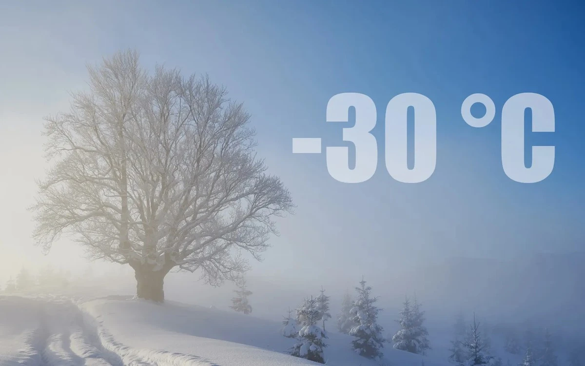 El frío extremo llega a Lituania: temperaturas de hasta -30 °C amenazan la región