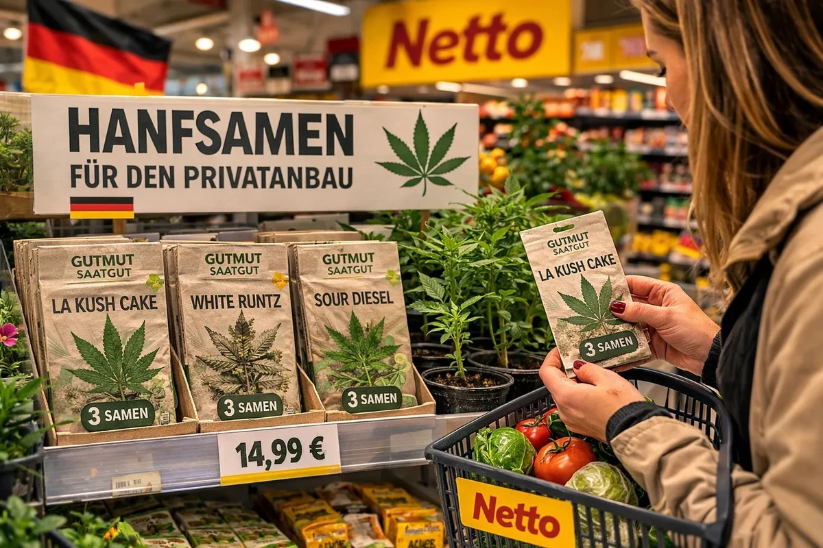 Semillas de cannabis entre tomates: supermercados alemanes entran en una nueva era