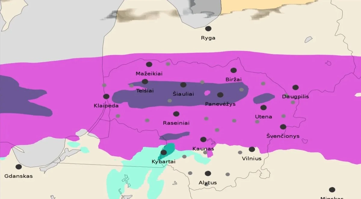 El pronóstico de Lituania para la semana: de la peligrosa escarcha a un frío glacial