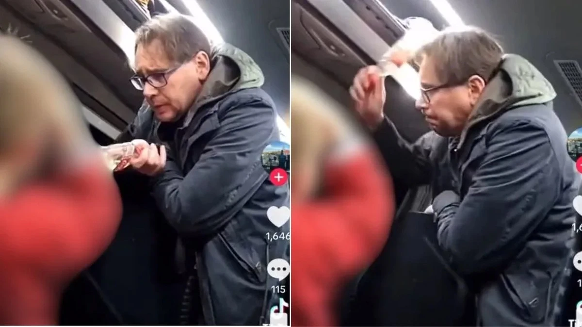 El escándalo en TikTok: Hombre agrede a niños en autobús y la viralización enciende la alarma